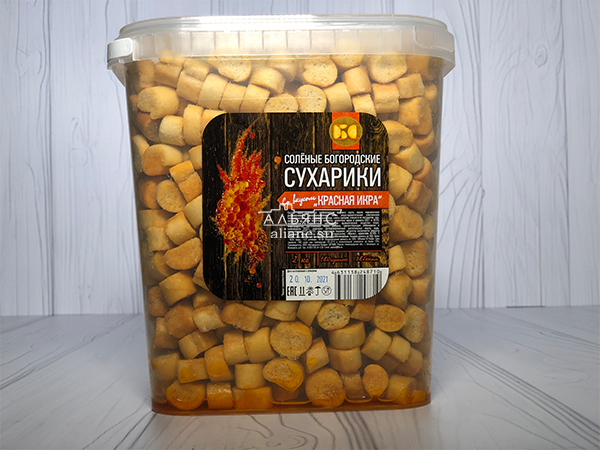 Сухарики с красной икрой в Старом Осколе