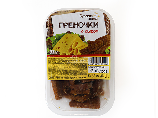 Сурские гренки со вкусом Сыра (100 гр) в Старом Осколе