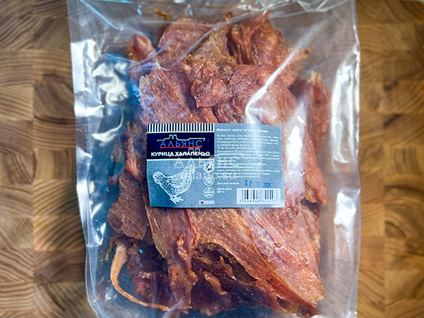Мясо (АЛЬЯНС) вяленое курица 500гр "С халапеньо" в Старом Осколе