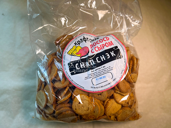Снапсы ПШЕНИЧНЫЕ "Лосось с сыром" в Старом Осколе
