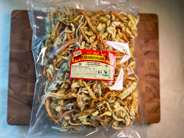 Нитка ЖАРЕНАЯ "Васаби" Oktobersnack 1 кг (сырный продукт) в Старом Осколе