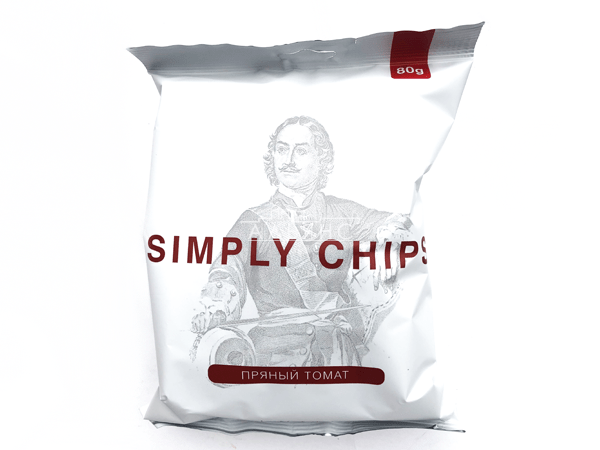 Картофельные чипсы "Simple chips" Пряный томат 80 гр. в Старом Осколе